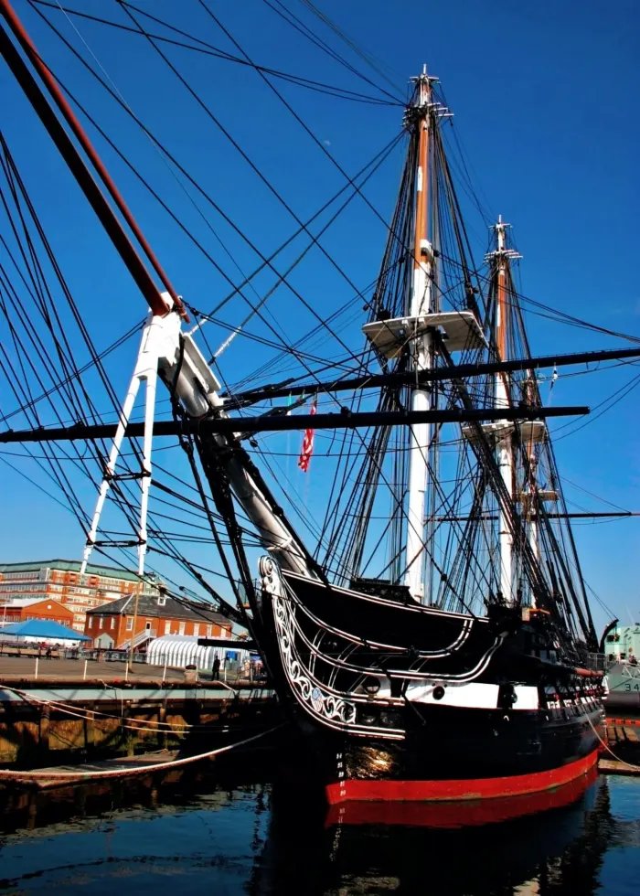 Masts and rigging of the USS Constitution