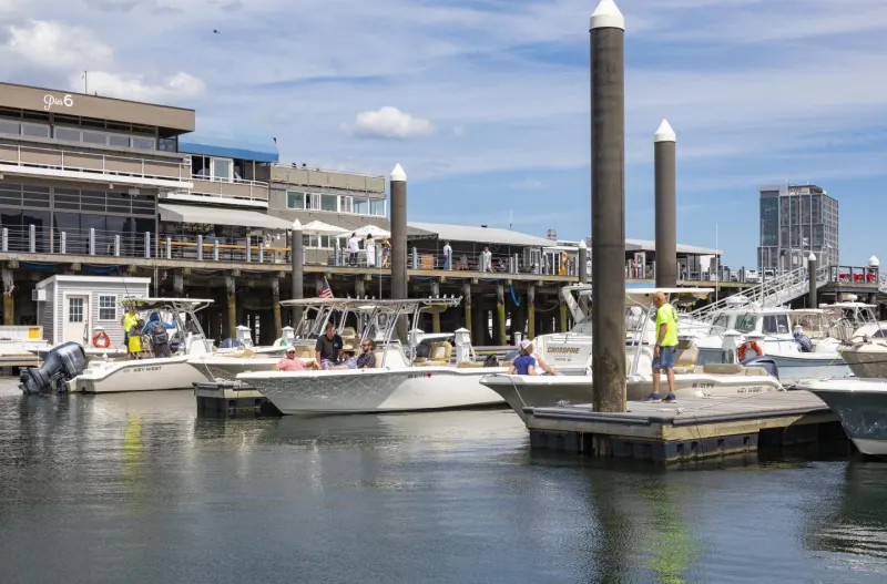 Pier 6 waterfront and docks